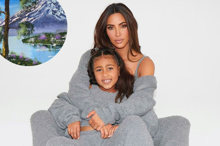 Kim Kardashian Slams Critics Over North West Painting News - All Rap News