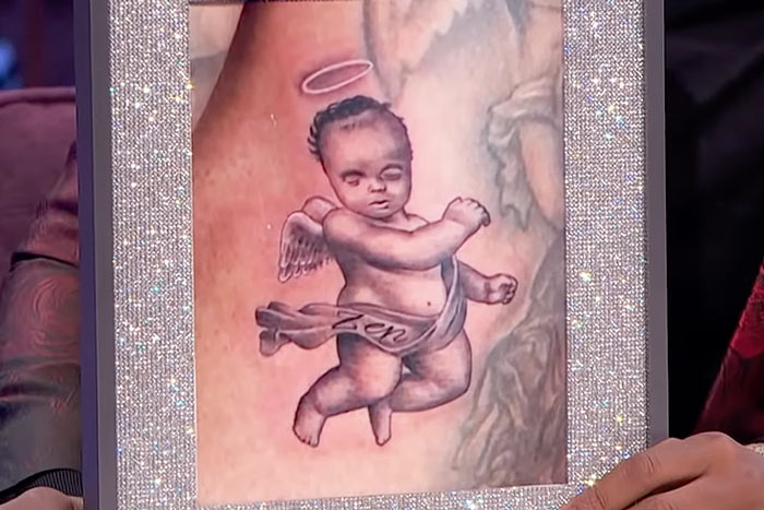 Nick Cannon Honors Late Son Zen With Angel Tattoo