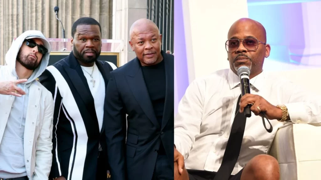 50 Cent calls out Dame Dash: "You're Broke!" A look at their feud over Shady Records