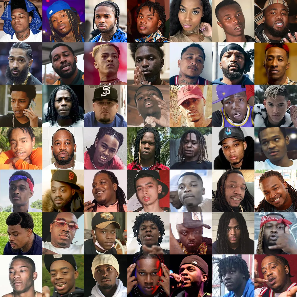 Which rapper died in 2024?